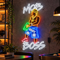 MOB BOSS Logo - Custom LED Neon Sign