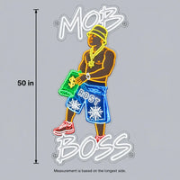 MOB BOSS Logo - Custom LED Neon Sign