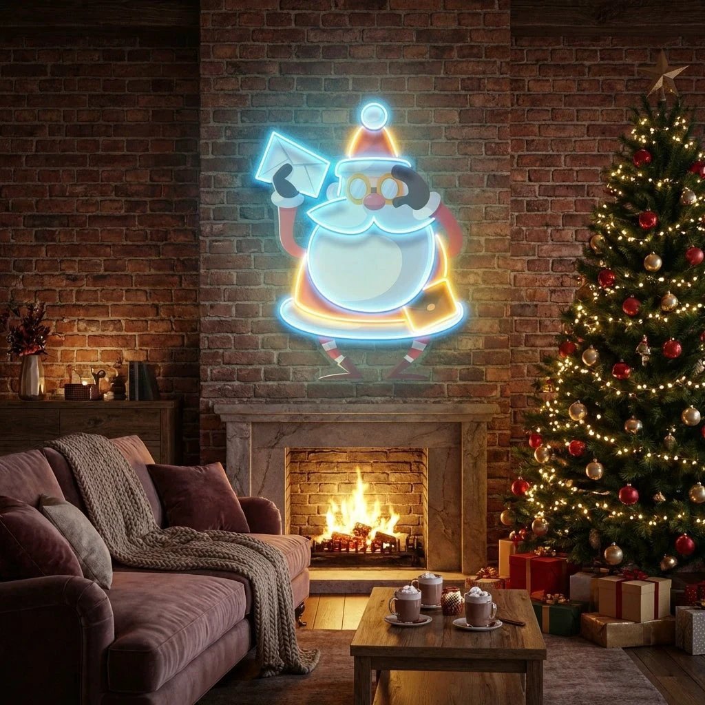 Who is next-Santa Art Work Led Neon Sign Light