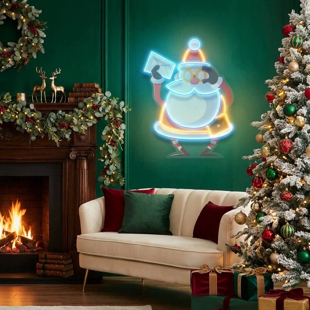 Who is next-Santa Art Work Led Neon Sign Light