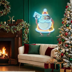 Who is next-Santa Art Work Led Neon Sign Light