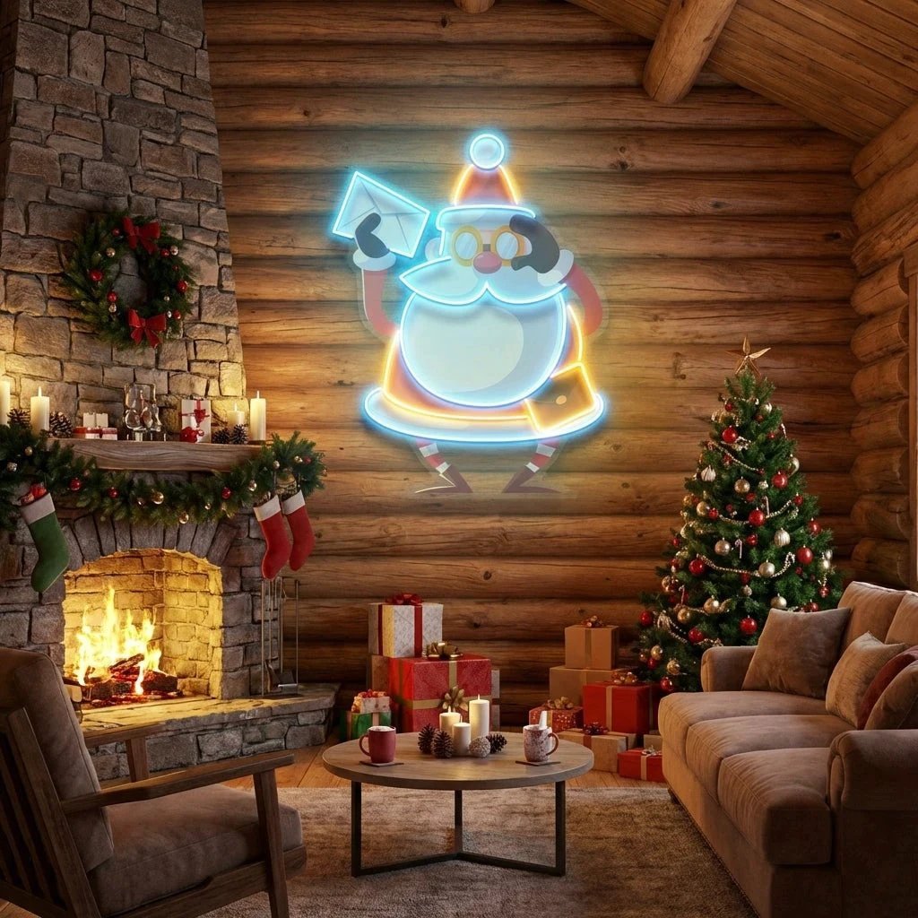 Who is next-Santa Art Work Led Neon Sign Light