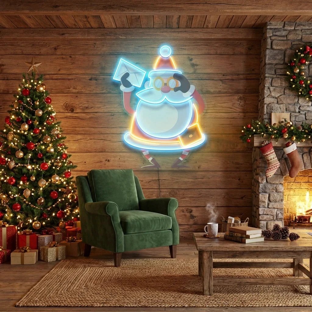 Who is next-Santa Art Work Led Neon Sign Light