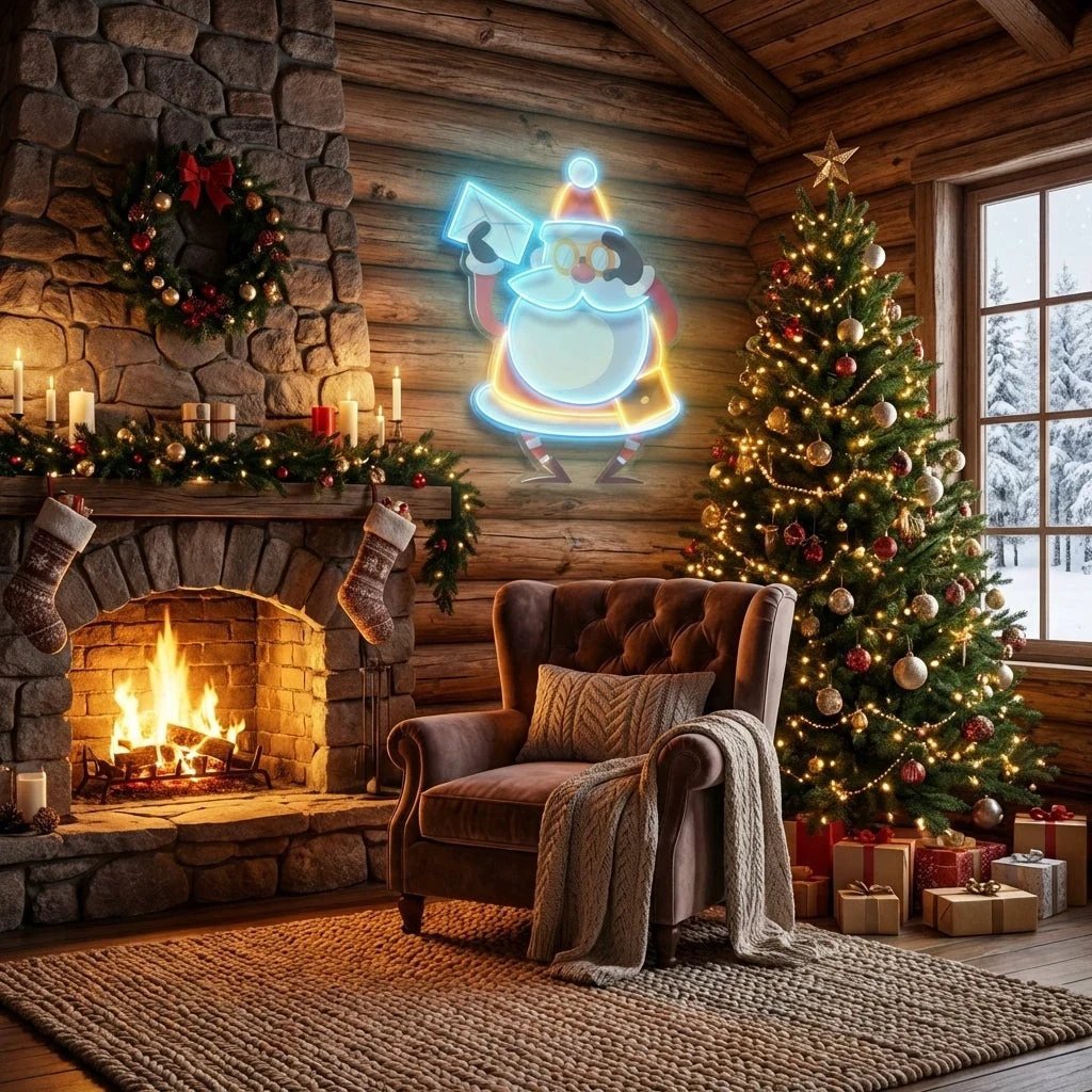 Who is next-Santa Art Work Led Neon Sign Light