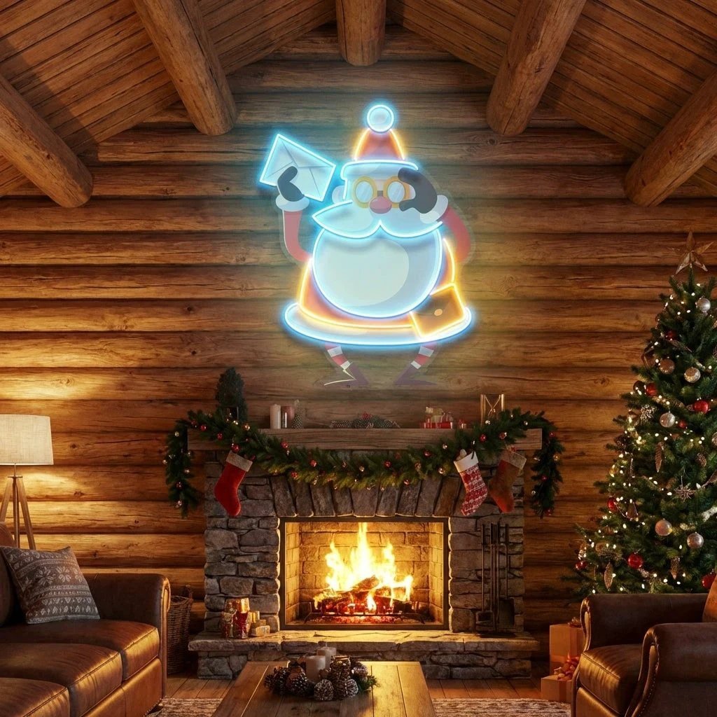 Who is next-Santa Art Work Led Neon Sign Light