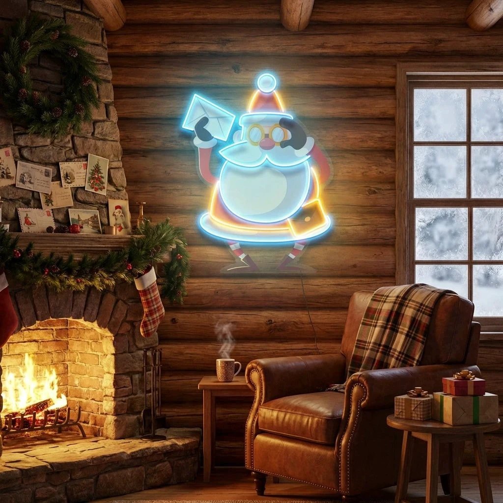 Who is next-Santa Art Work Led Neon Sign Light