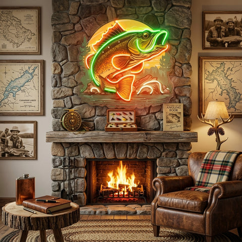 Wild Fish LED Neon Sign Light Pop Art