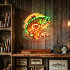 Wild Fish LED Neon Sign Light Pop Art