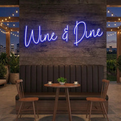 Wine Dine Led Neon Sign Light