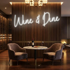 Wine Dine Led Neon Sign Light