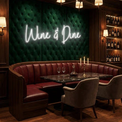 Wine Dine Led Neon Sign Light