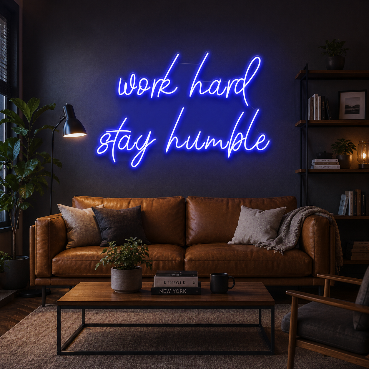 Work Hard Stay Humble Led Neon Sign Light