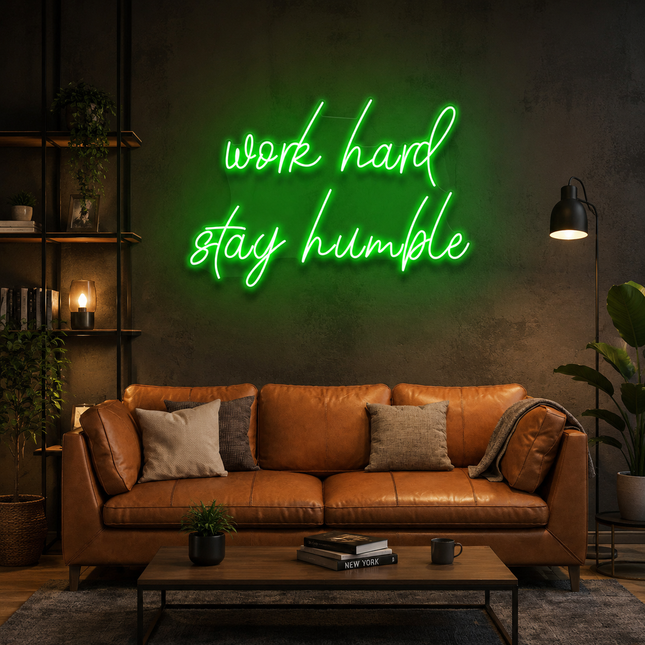 Work Hard Stay Humble Led Neon Sign Light