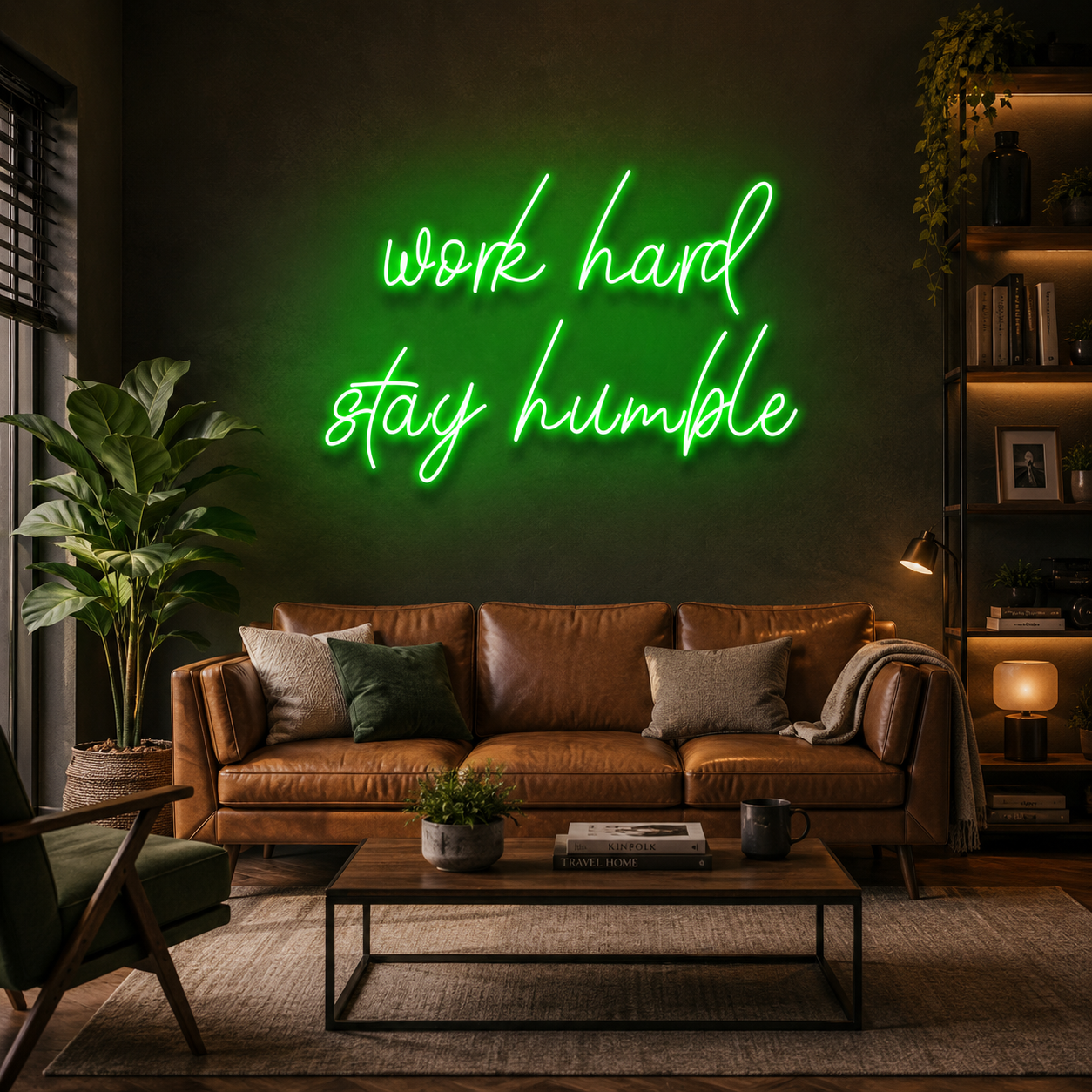 Work Hard Stay Humble Led Neon Sign Light
