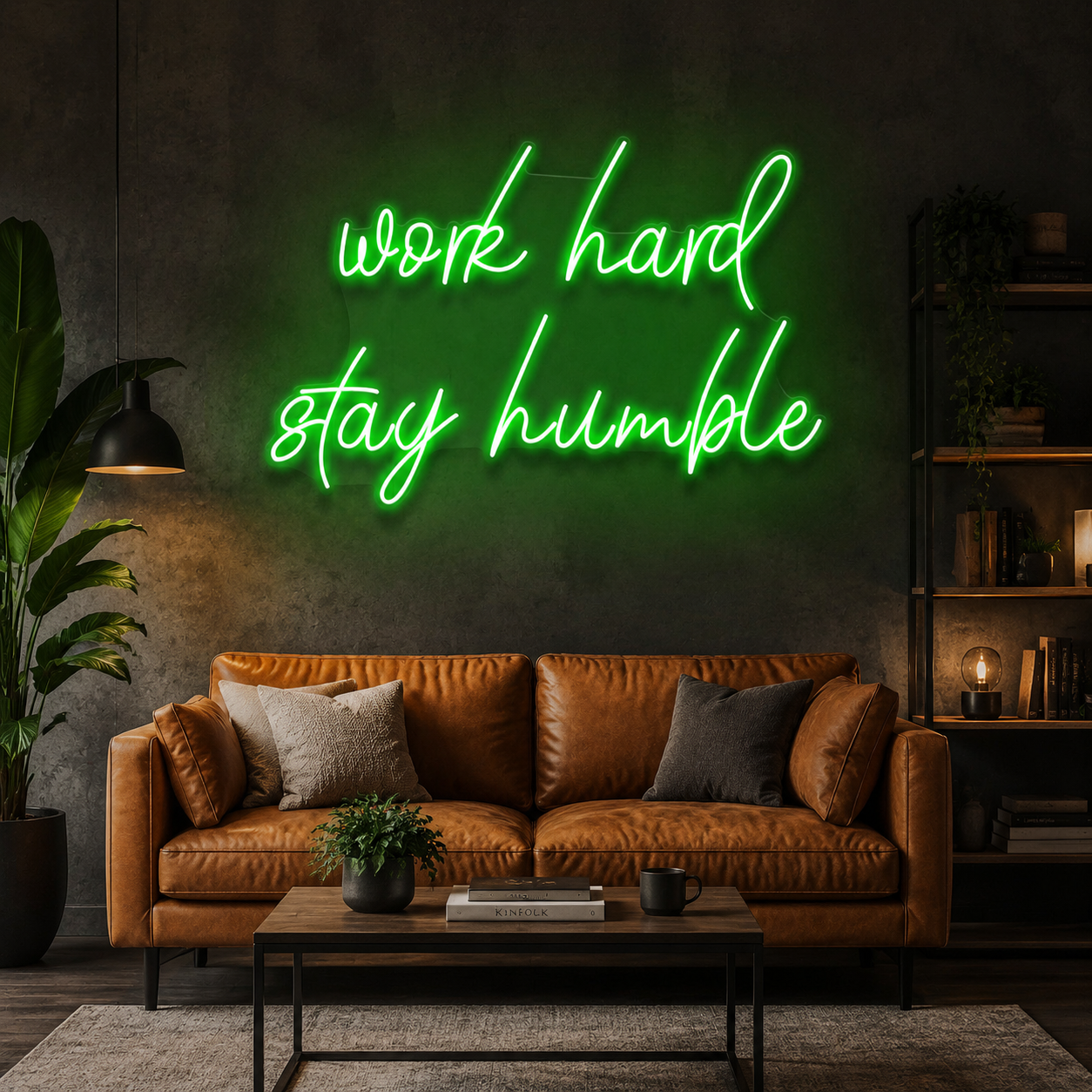 Work Hard Stay Humble Led Neon Sign Light