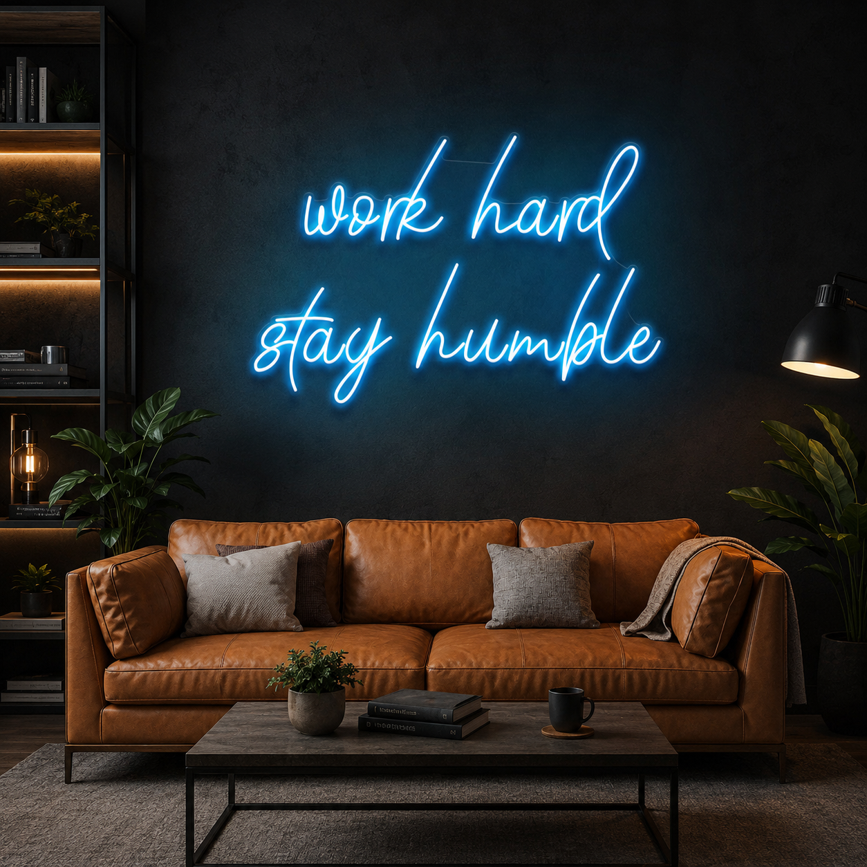 Work Hard Stay Humble Led Neon Sign Light