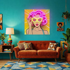 Wow Pop Art Led Neon Sign Light