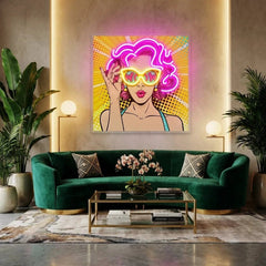 Wow Pop Art Led Neon Sign Light