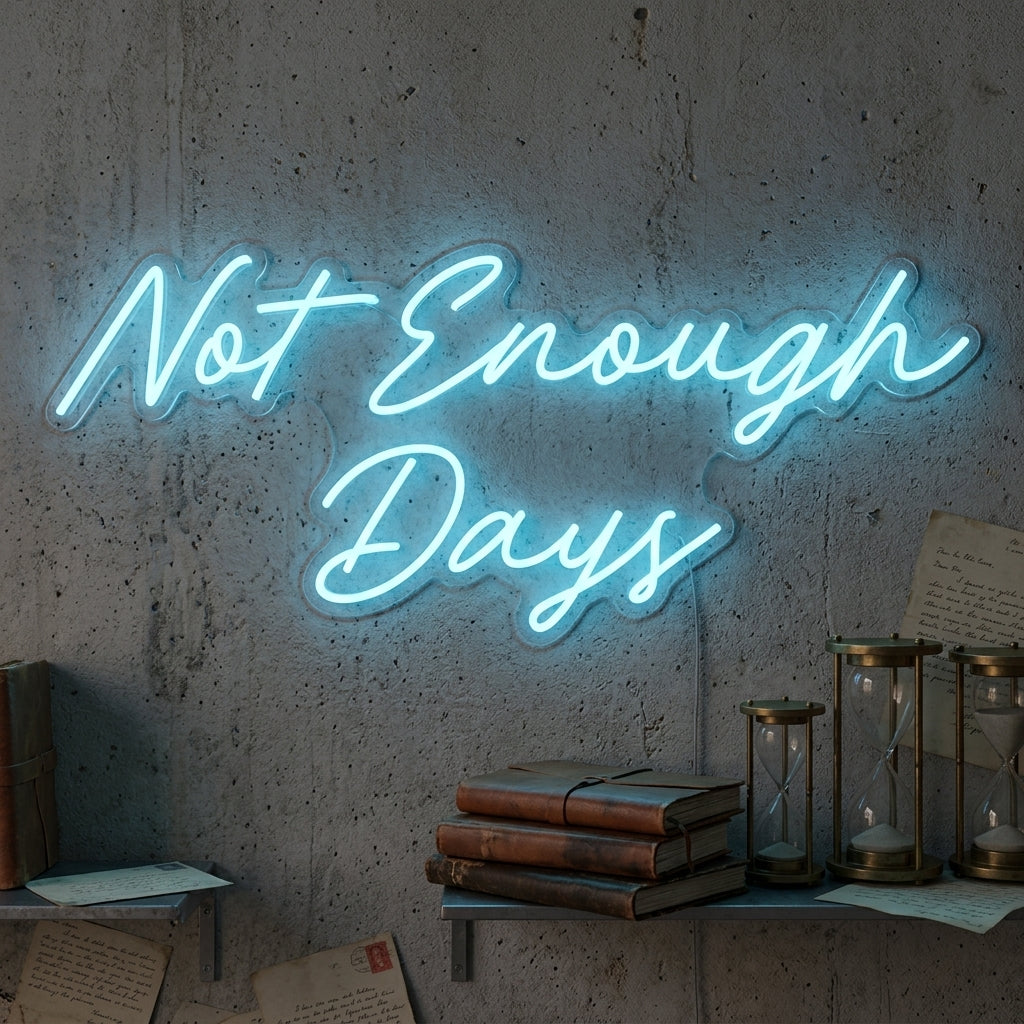 Custom Neon: Not Enough Days