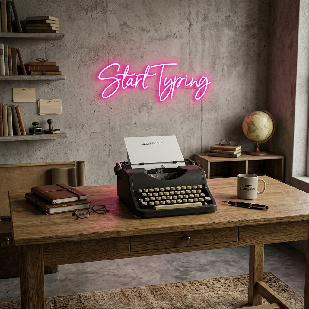Custom Neon: Start Typing