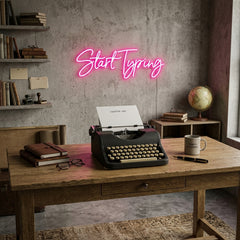 Custom Neon: Start Typing