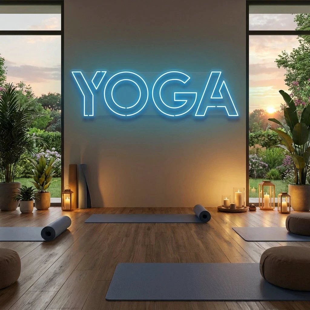 Yoga Led Neon Sign Light