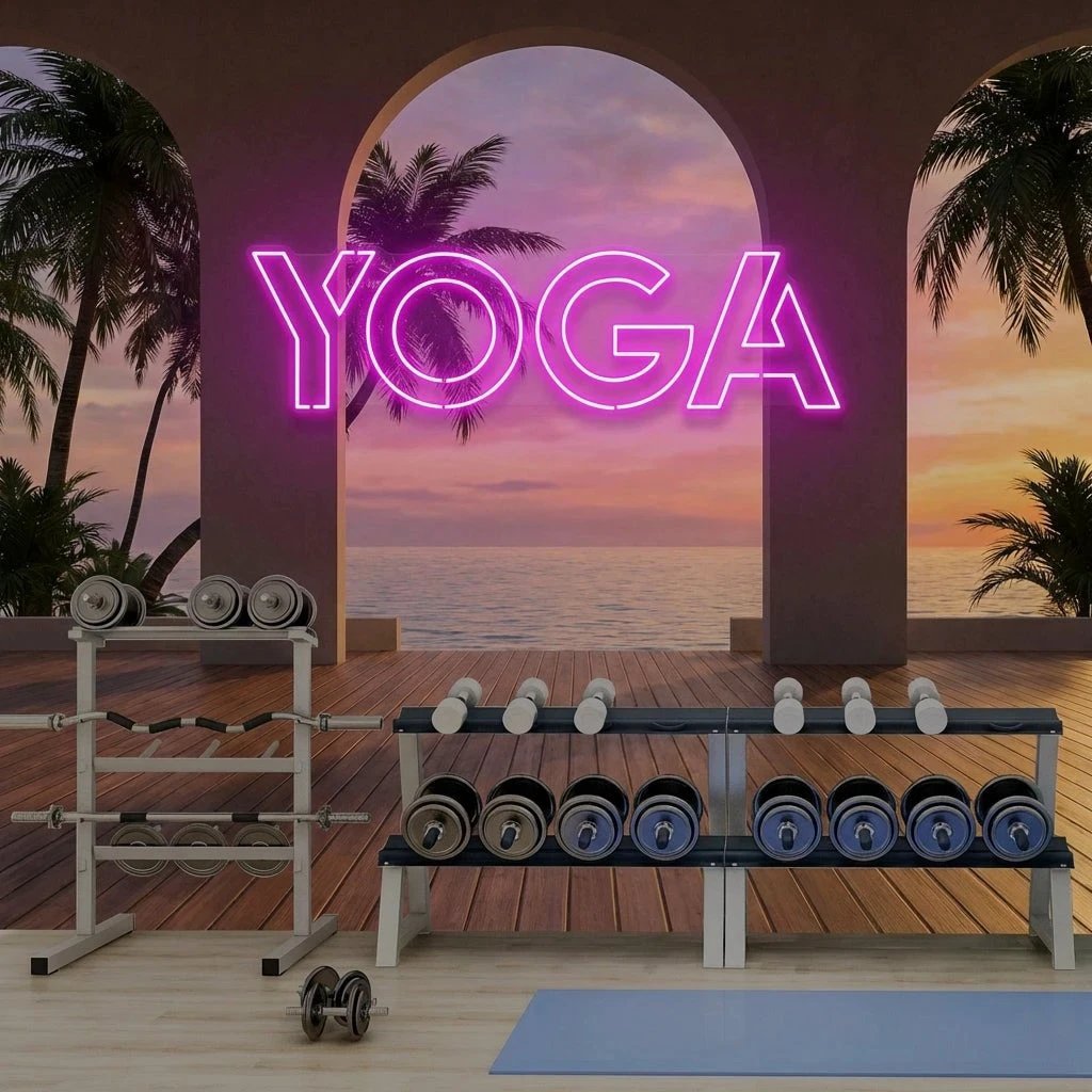 Yoga Led Neon Sign Light