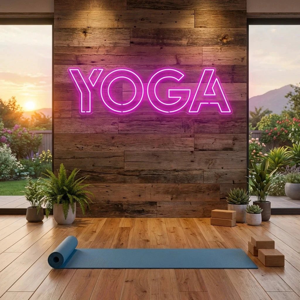 Yoga Led Neon Sign Light