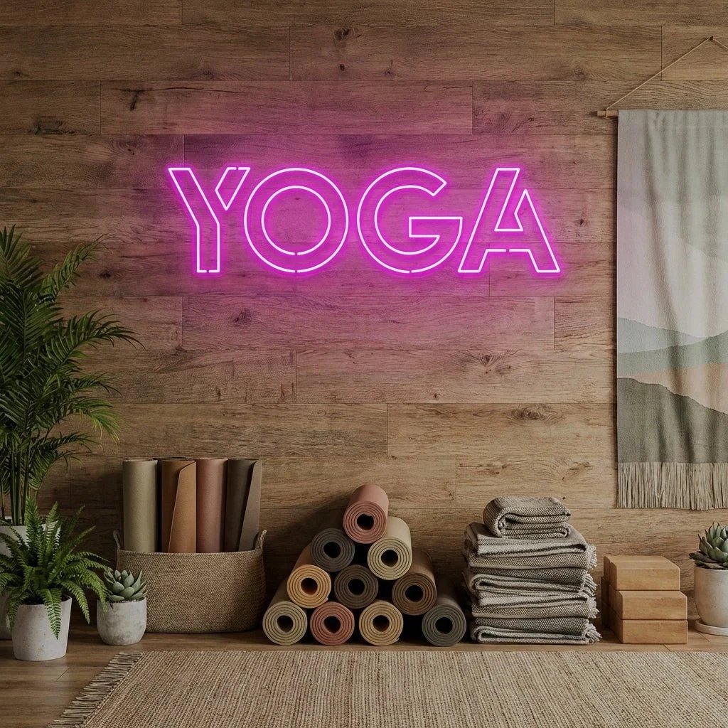Yoga Led Neon Sign Light