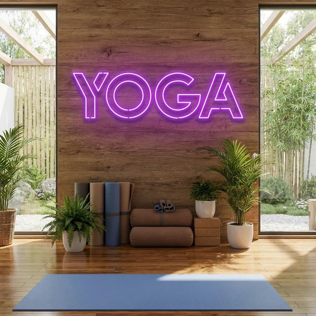 Yoga Led Neon Sign Light