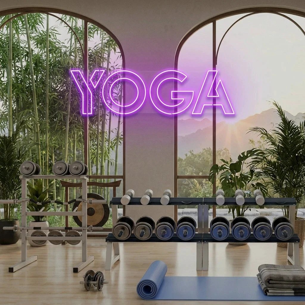 Yoga Led Neon Sign Light