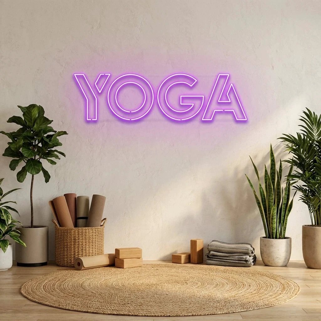 Yoga Led Neon Sign Light