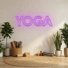 Yoga Led Neon Sign Light