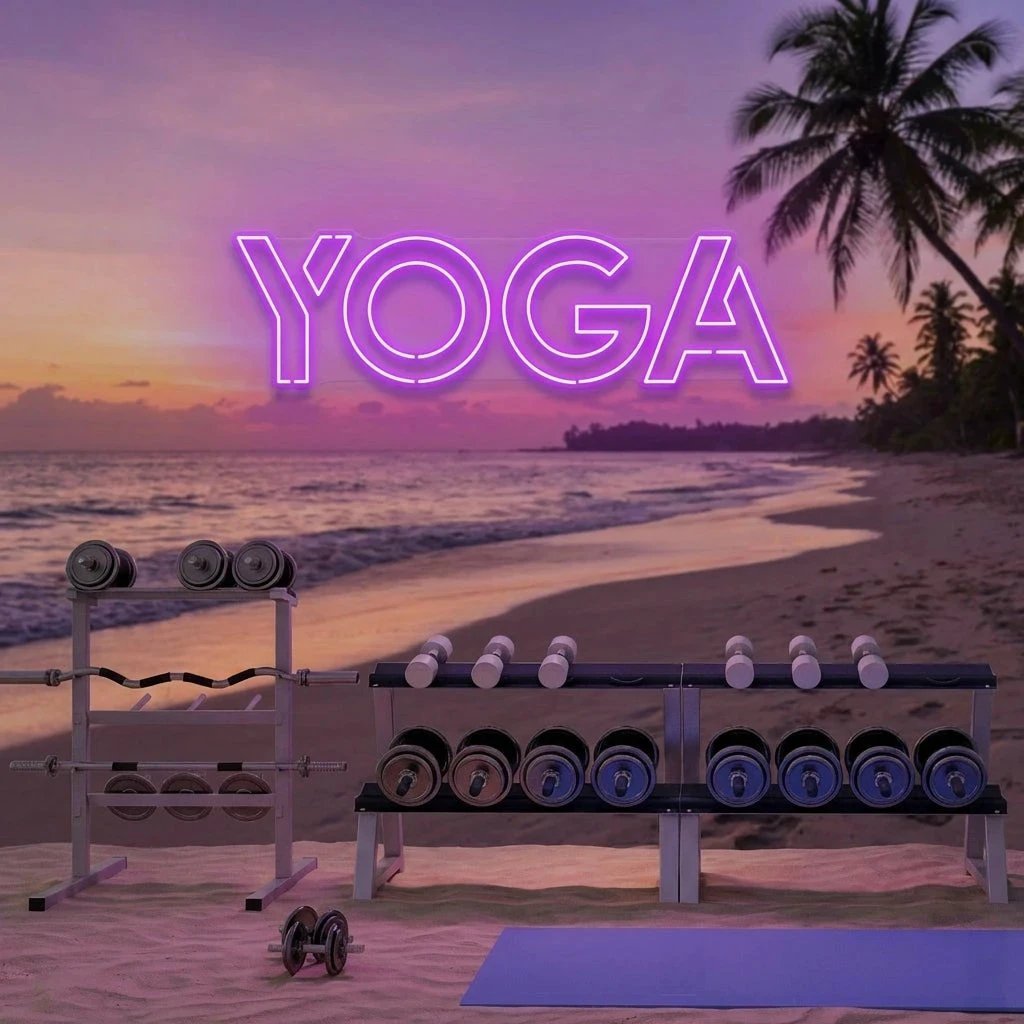 Yoga Led Neon Sign Light
