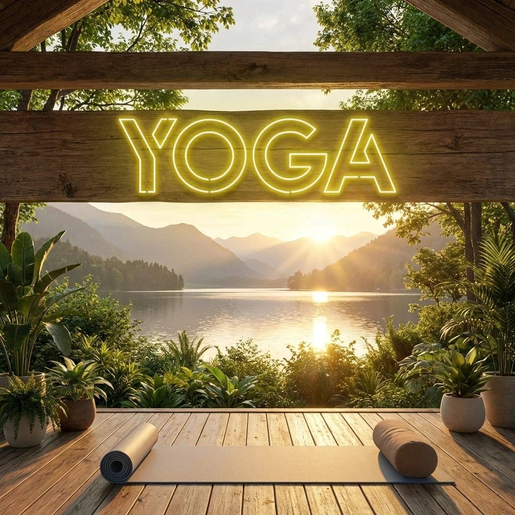 Yoga Led Neon Sign Light