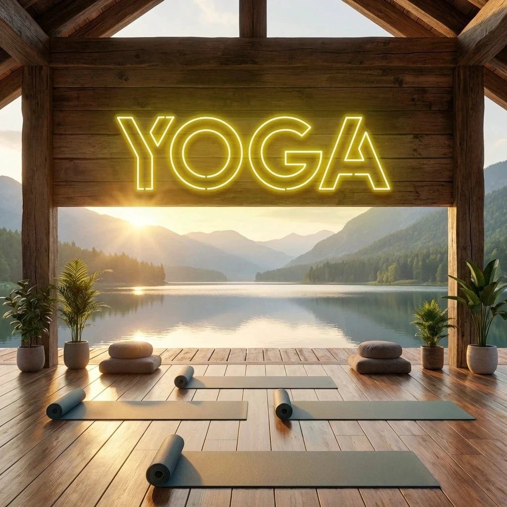 Yoga Led Neon Sign Light