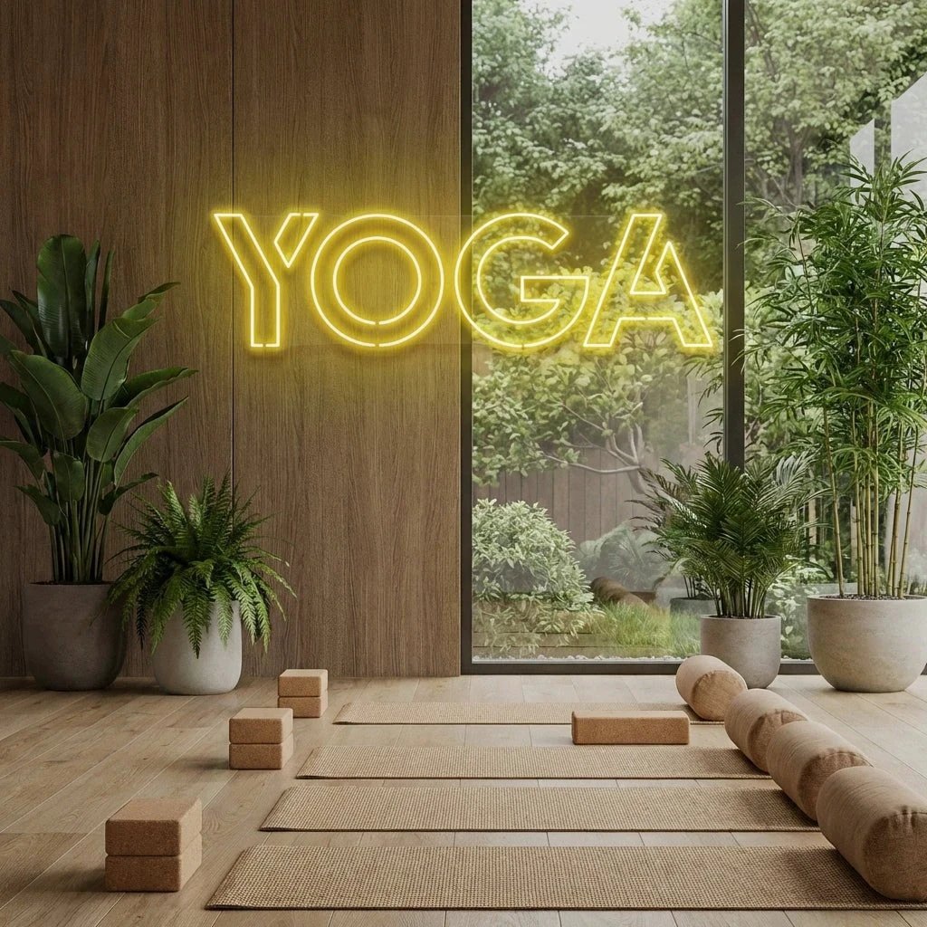 Yoga Led Neon Sign Light