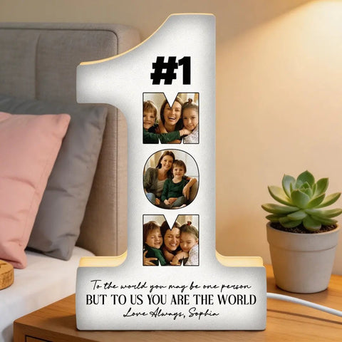 You Are The World - Personalized Photo Light Box