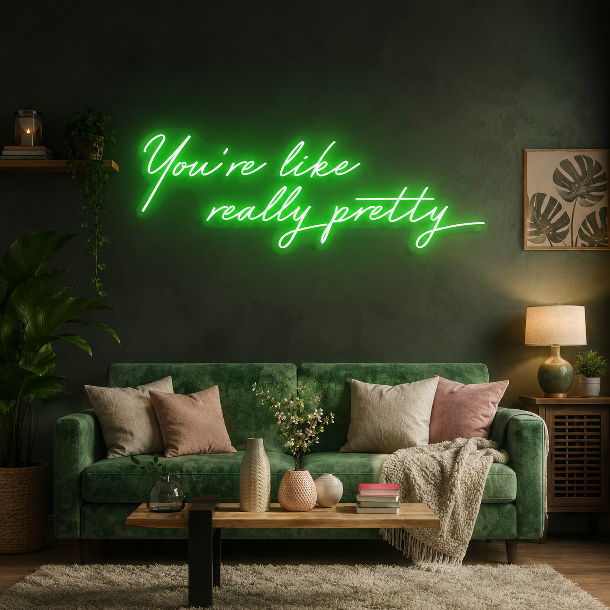 You're Like Really Pretty Neon Sign