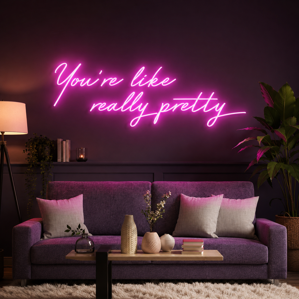 You're Like Really Pretty Neon Sign