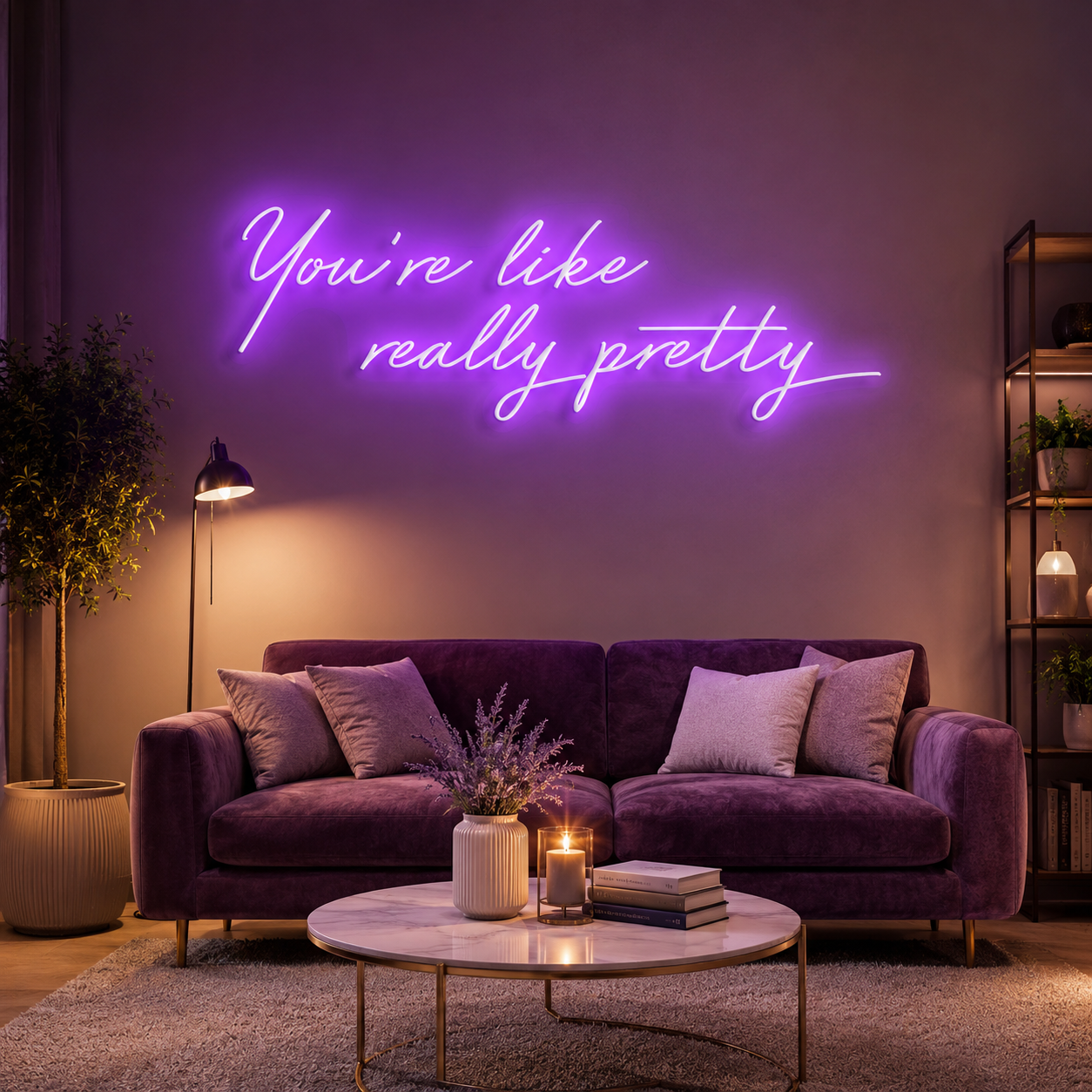 You're Like Really Pretty Neon Sign