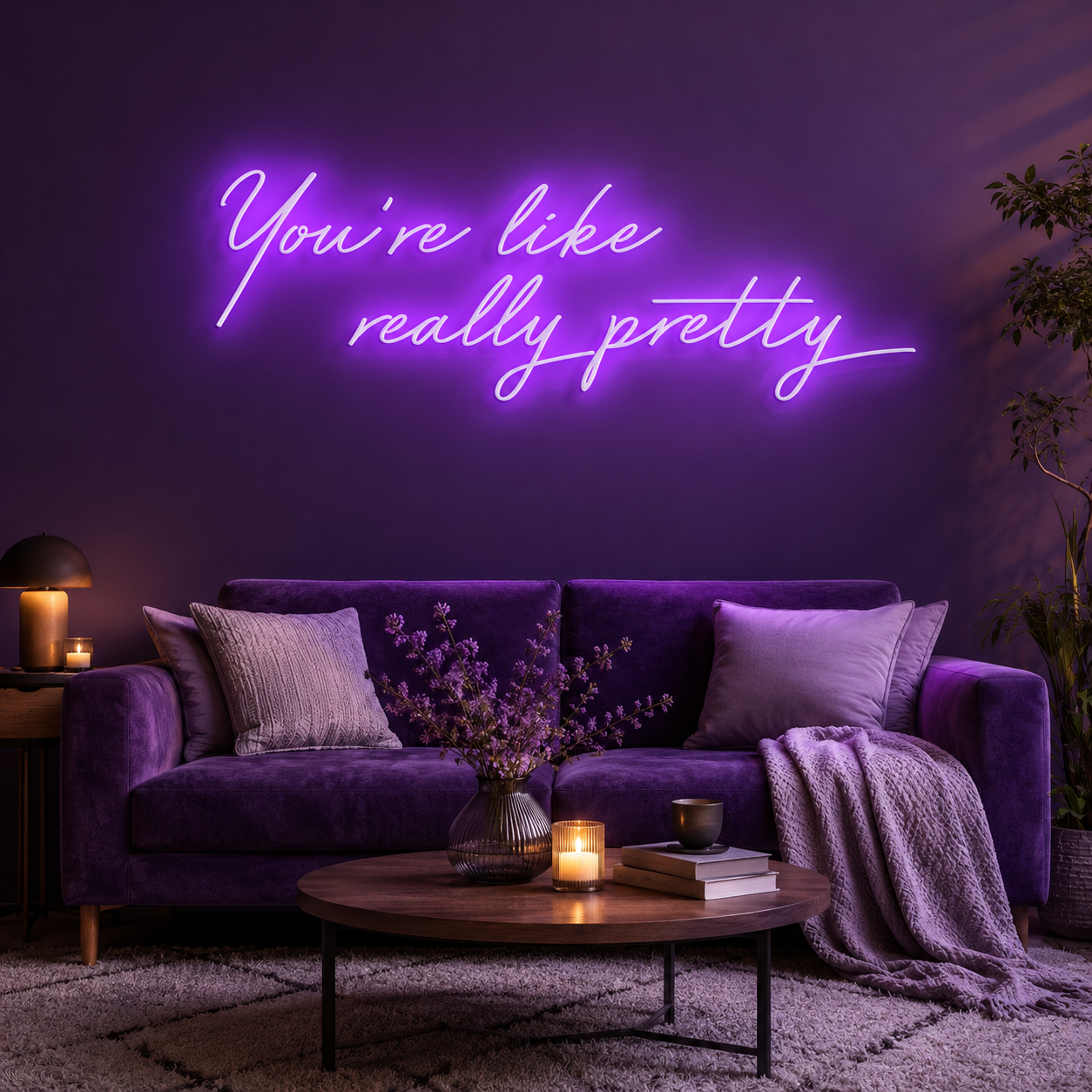 You're Like Really Pretty Neon Sign