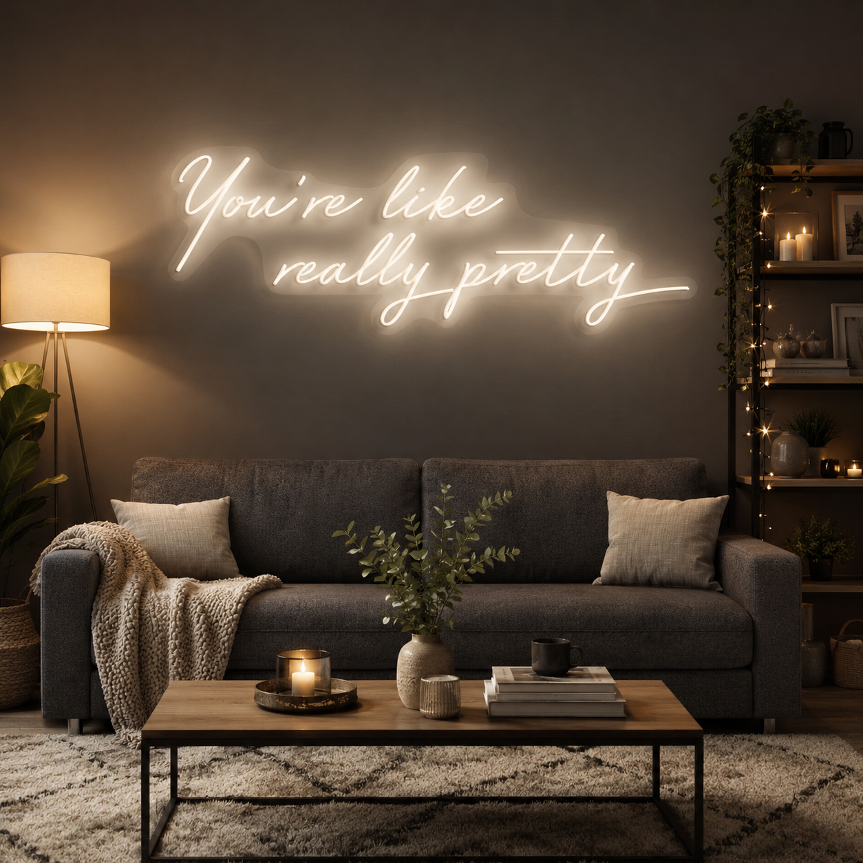 You're Like Really Pretty Neon Sign