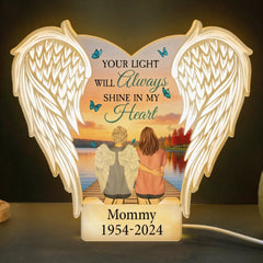 Your Light Will Always Shine In My Heart - Personalized Light Box