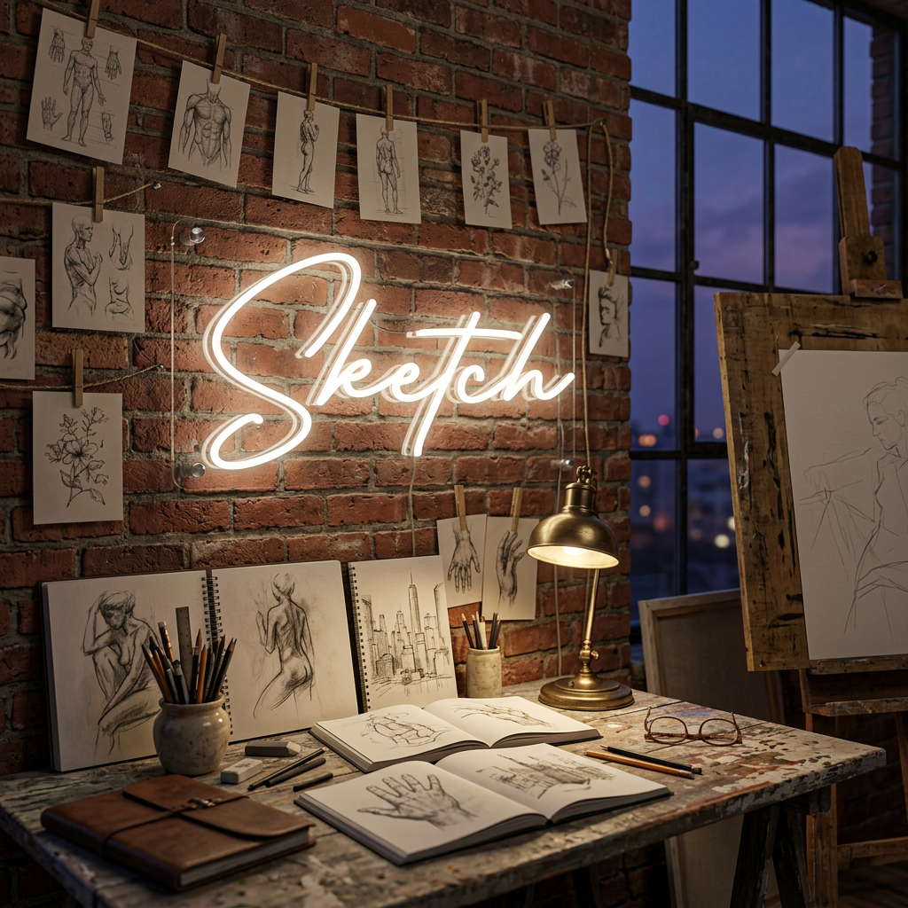Custom Neon: Sketch