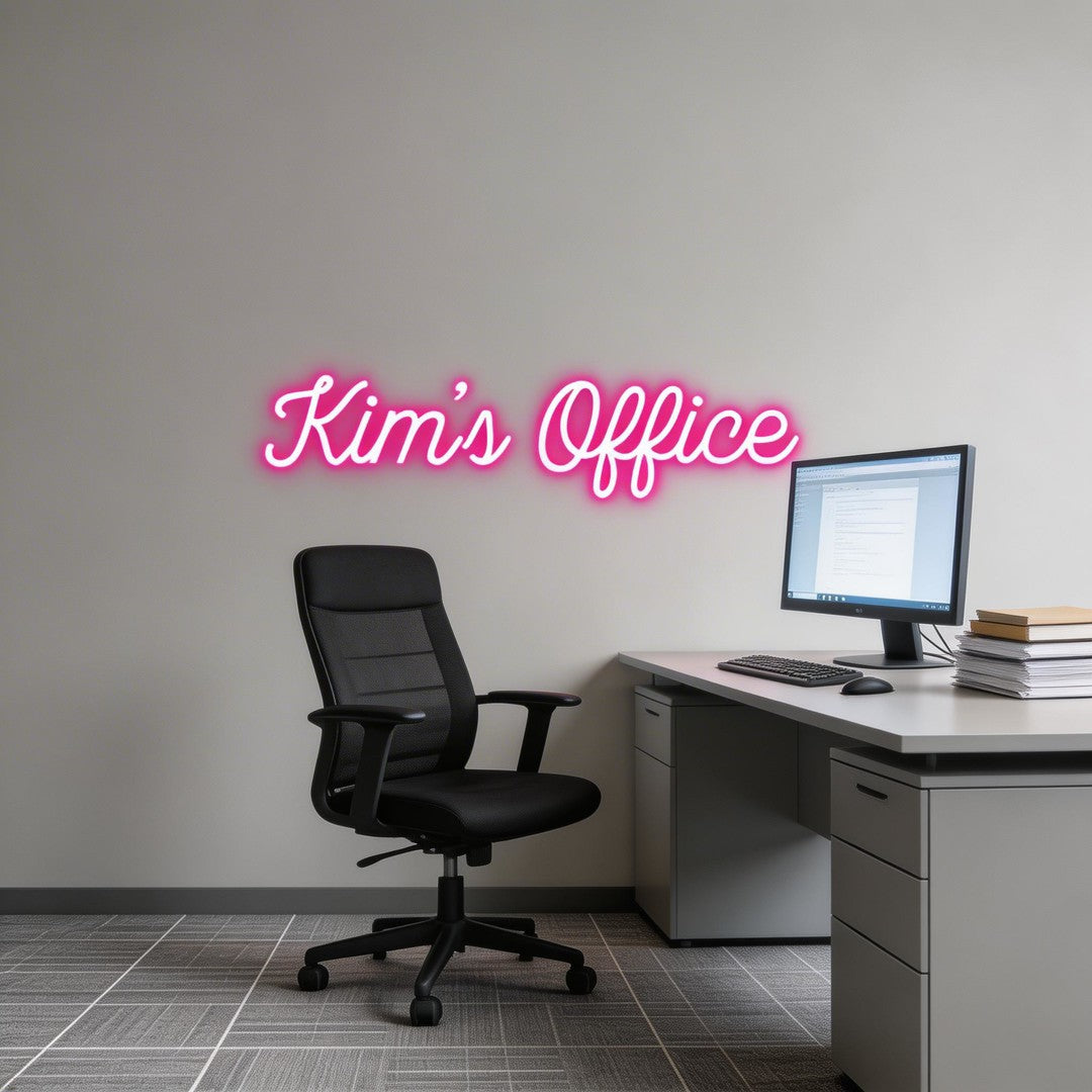 Custom Neon: Kim’s Office