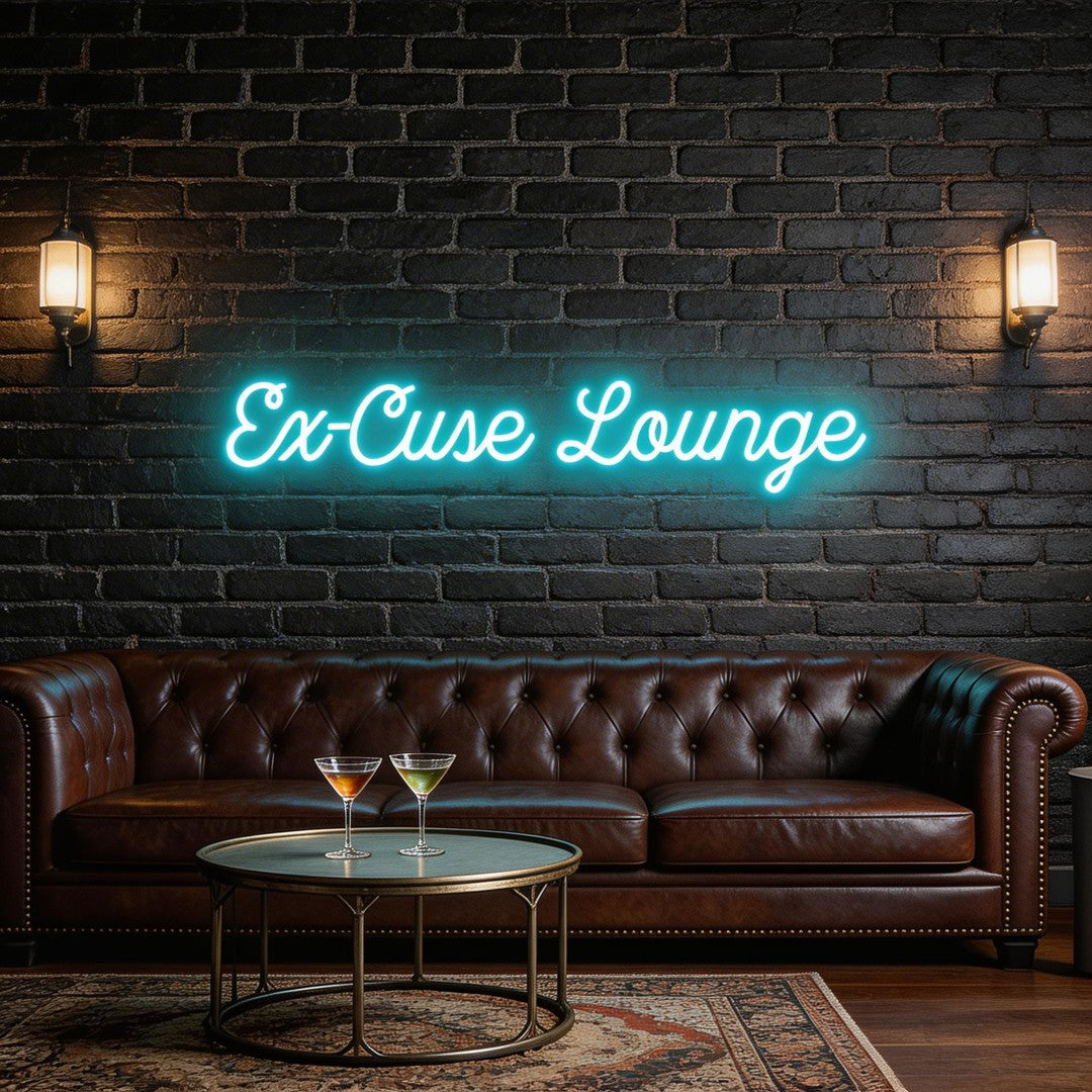 Custom Neon: Ex-Cuse Lounge