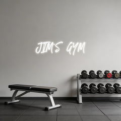 Custom Neon: JIM’S GYM