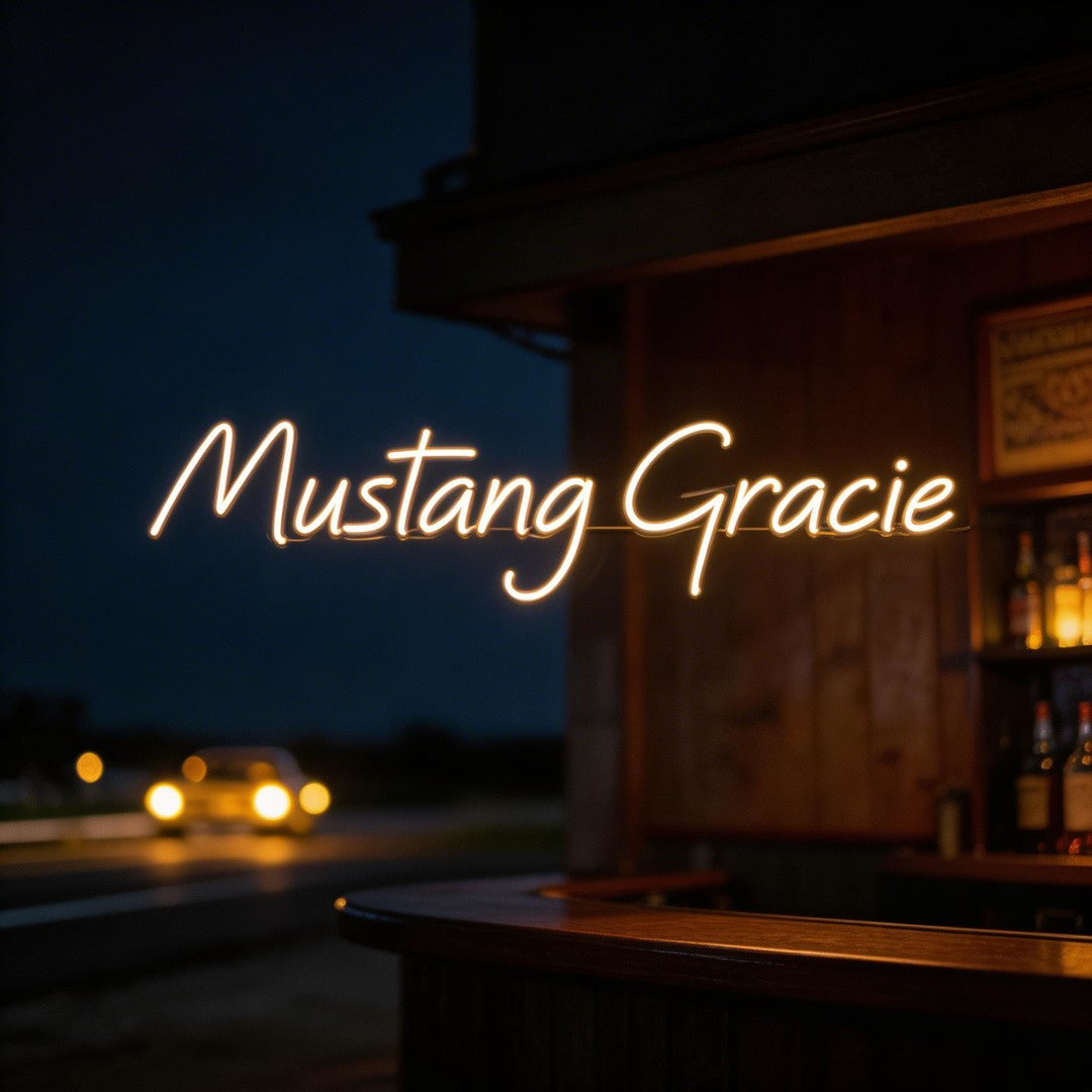 Custom Neon: Mustang Gracie
