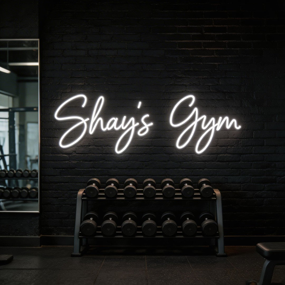 Custom Neon: Shay's Gym